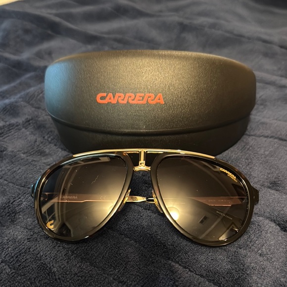Carrera Other - Carrera tortoise and gold Aviator Sunglasses